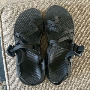 Size 7 black Chaco sandals